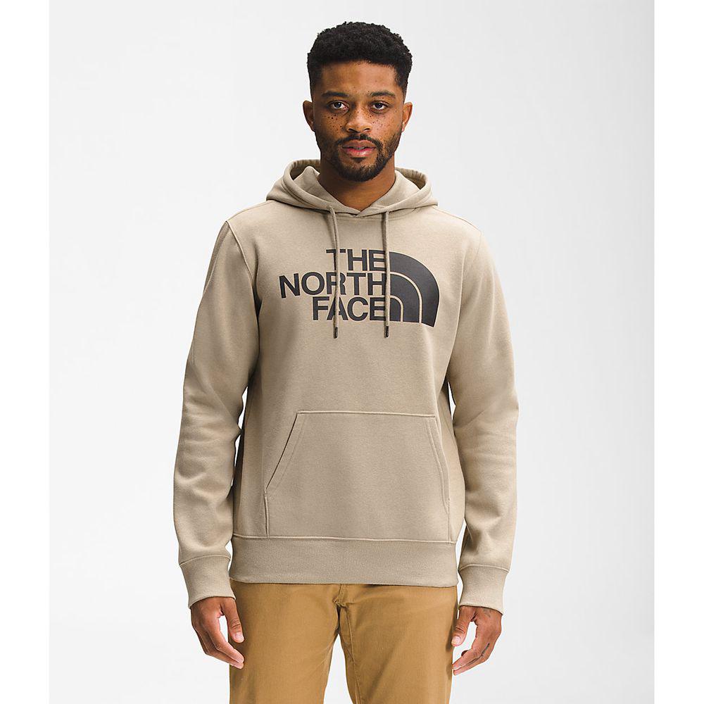 The North Face Half Dome Pullover Ανδρικα Φούτερ Hoodie - Χακί / Μαυρα (OILZ40731)